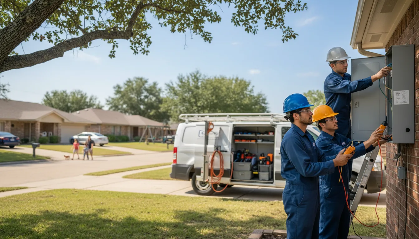 Certified electrician providing emergency electrical services in Winside, NE